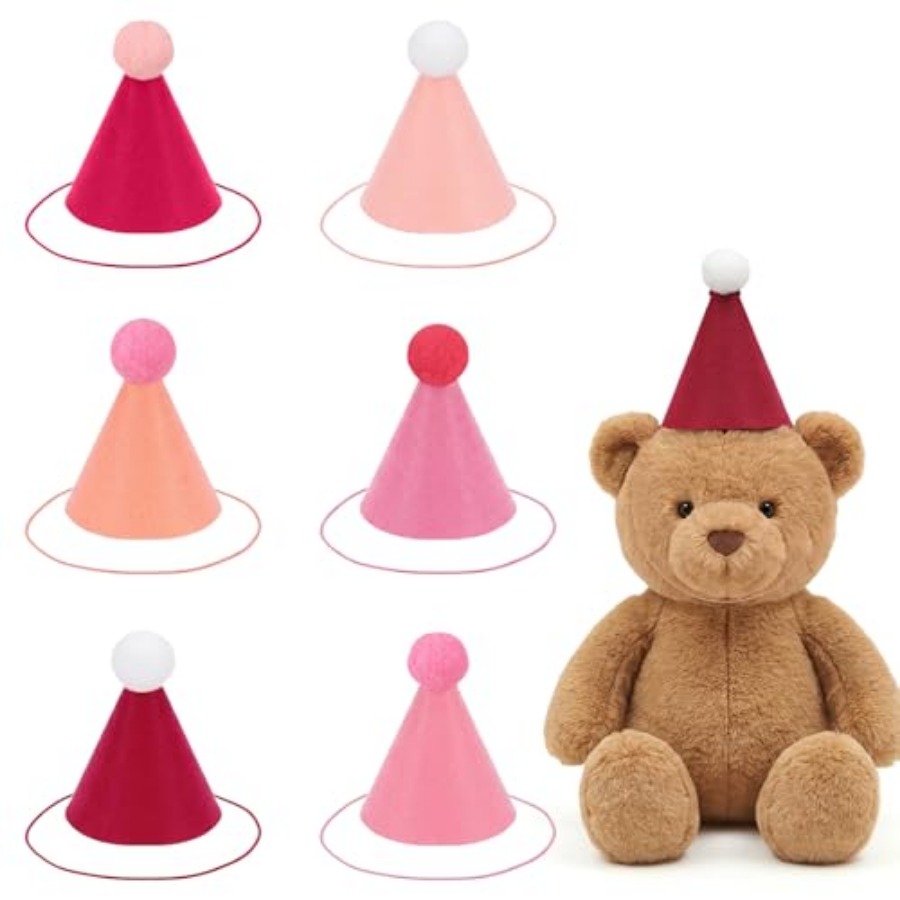 Party Hat Cone - 6 Pcs Mini Party Hats for