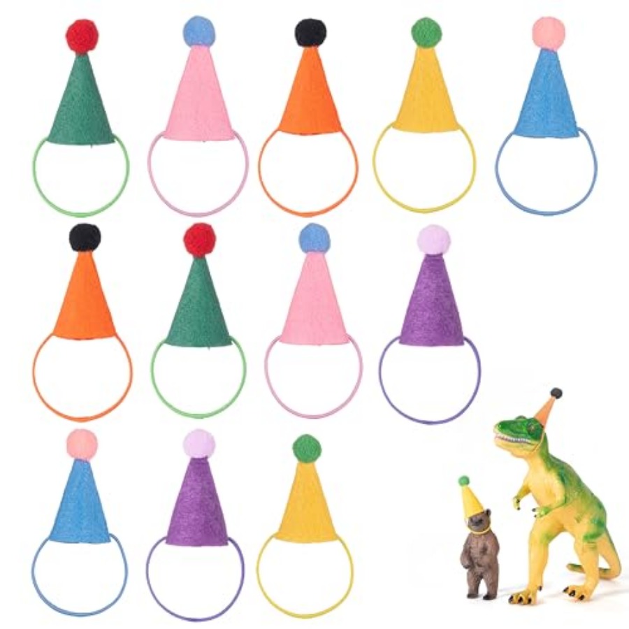 Party Hat Cone - Mini Party Hats for Stuffed Animals