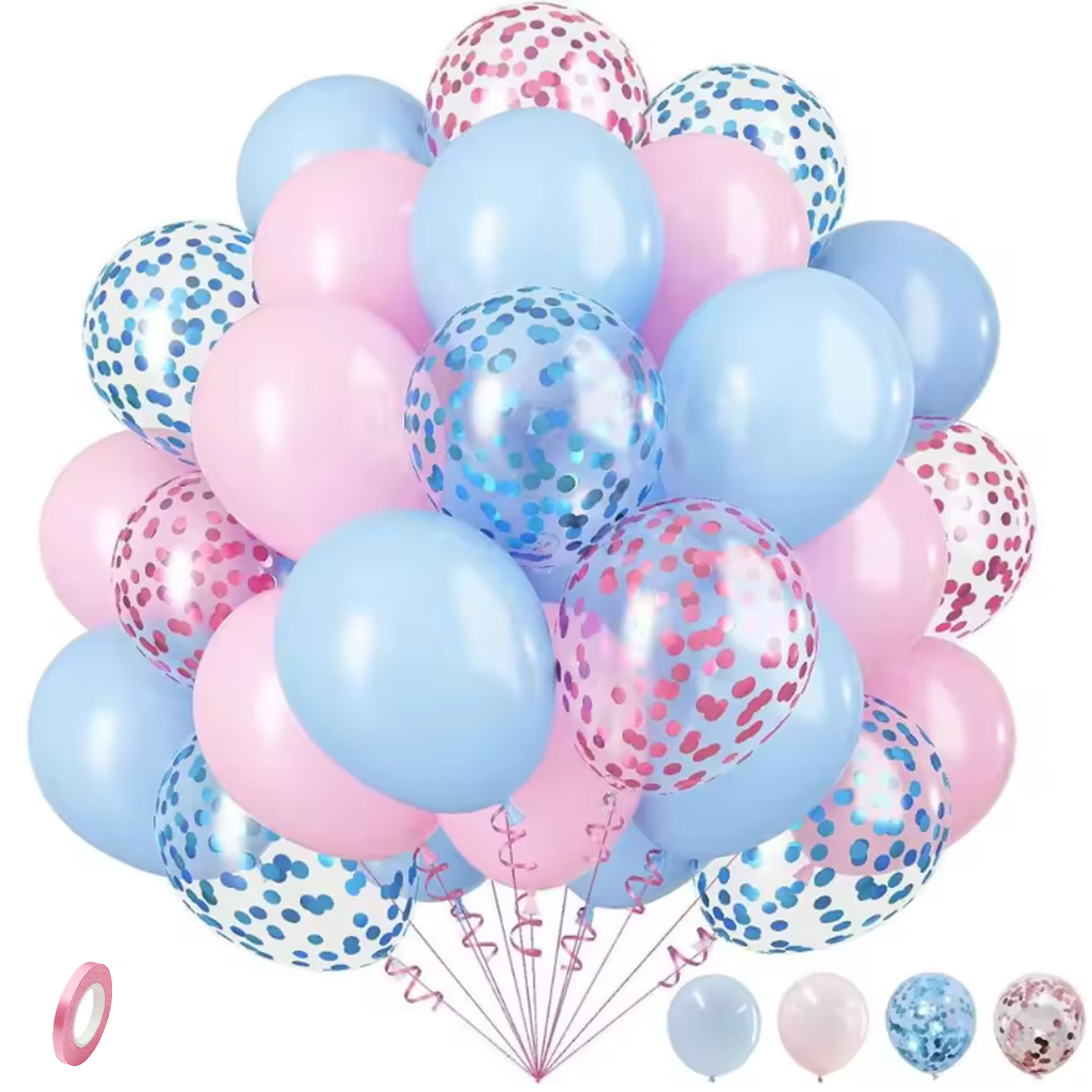 Balloon Arch Kit - 35pcs Pink, Green, and Purple Balloon