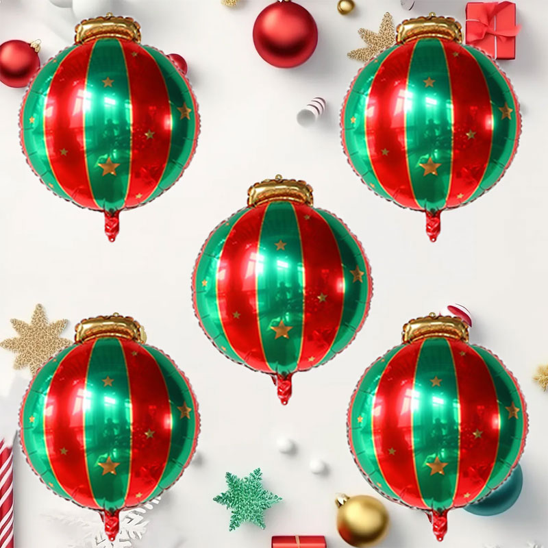5pcs Red Green Christmas Ball  - Party Event Supply Store 리뷰 및 가격