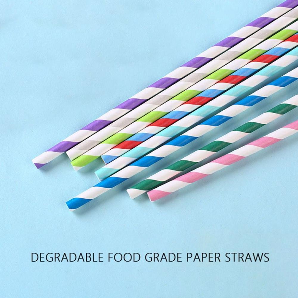 Colorful Stripe Pattern for We - Paper Straw Color 리뷰 및 가격
