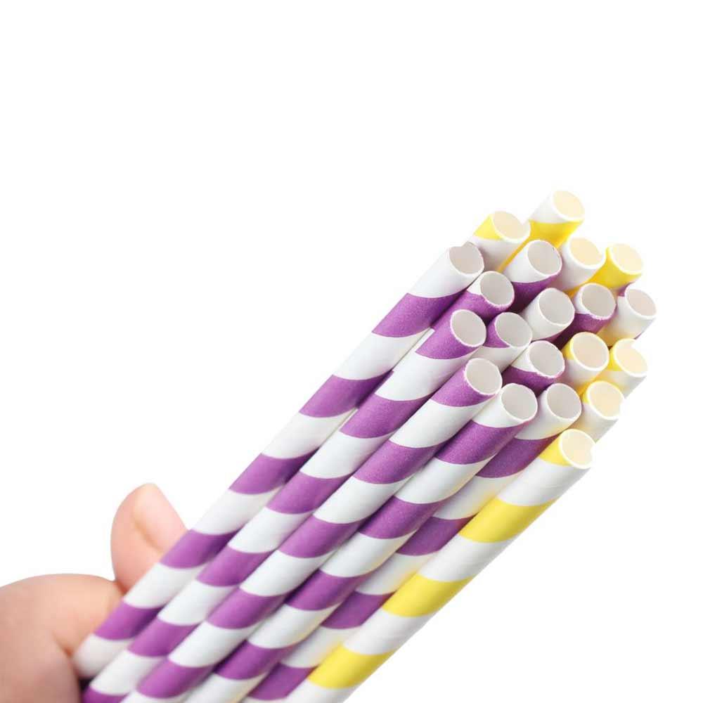 Colorful Stripe Pattern for We - Paper Straw Color 리뷰 및 가격