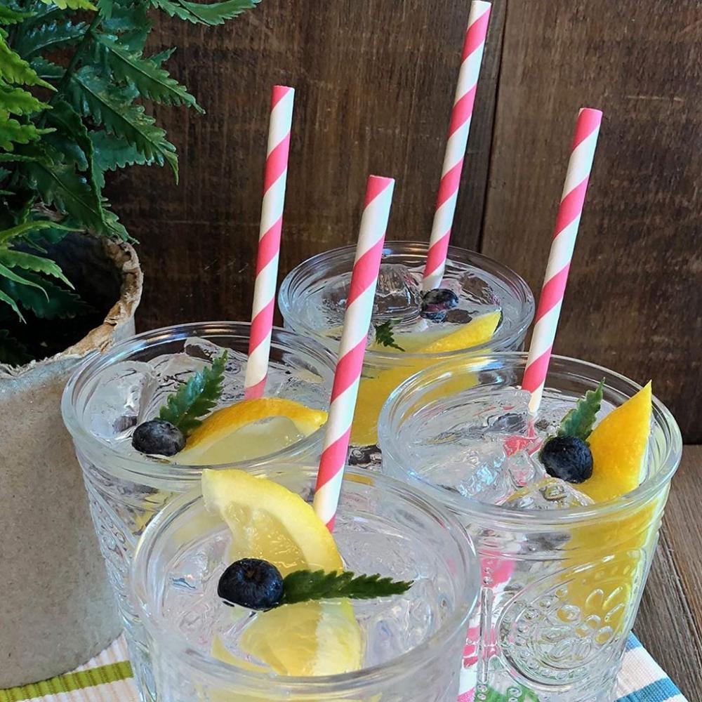 Colorful Stripe Pattern for We - Paper Straw Color 리뷰 및 가격