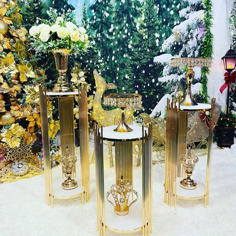 decoration gold metal walkway  - Dessert Table Backdrop 리뷰 및 가격