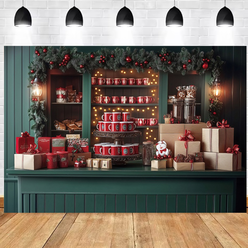 Christmas Photography Backdrop - Dessert Table Backdrop 리뷰 및 가격