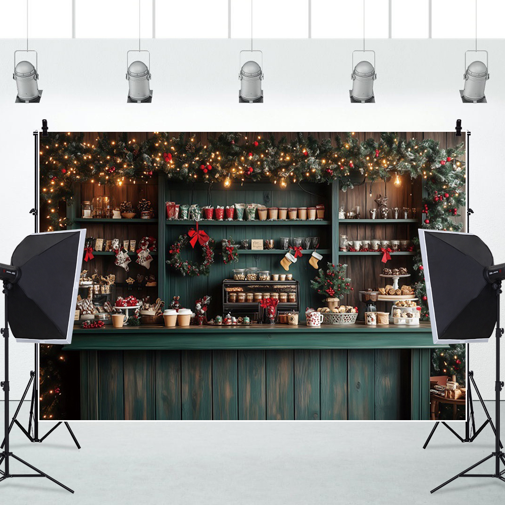 Christmas Photography Backdrop - Dessert Table Backdrop 리뷰 및 가격