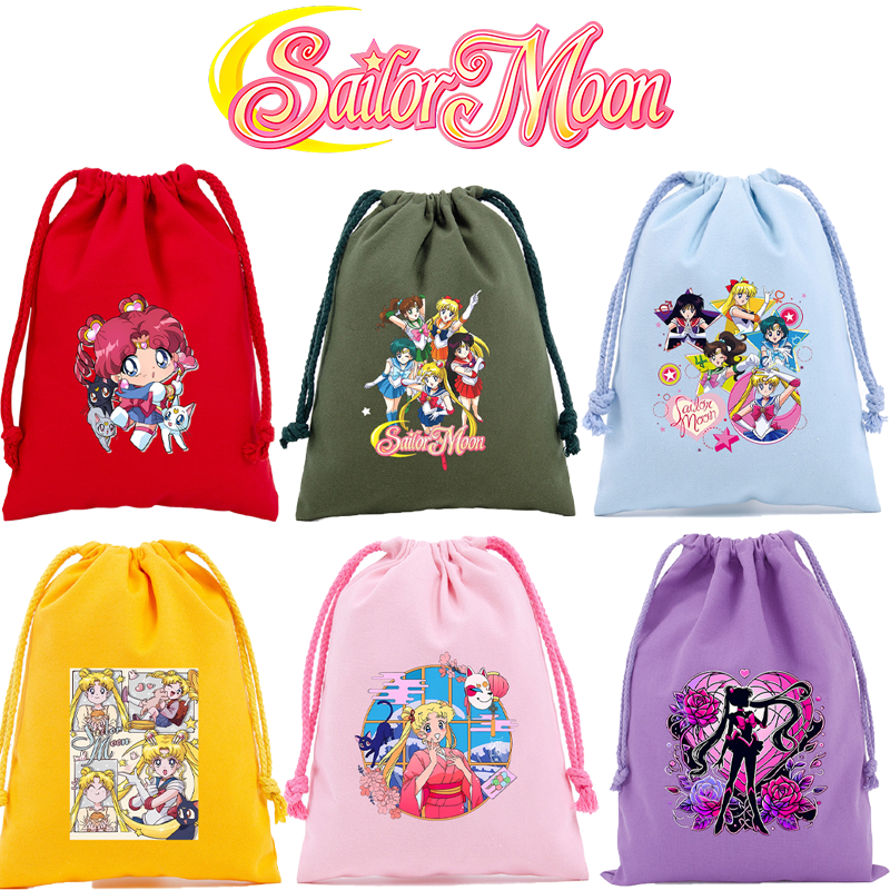 Sailor Moon Small Drawstring P - Party Favor Bag 리뷰 및 가격