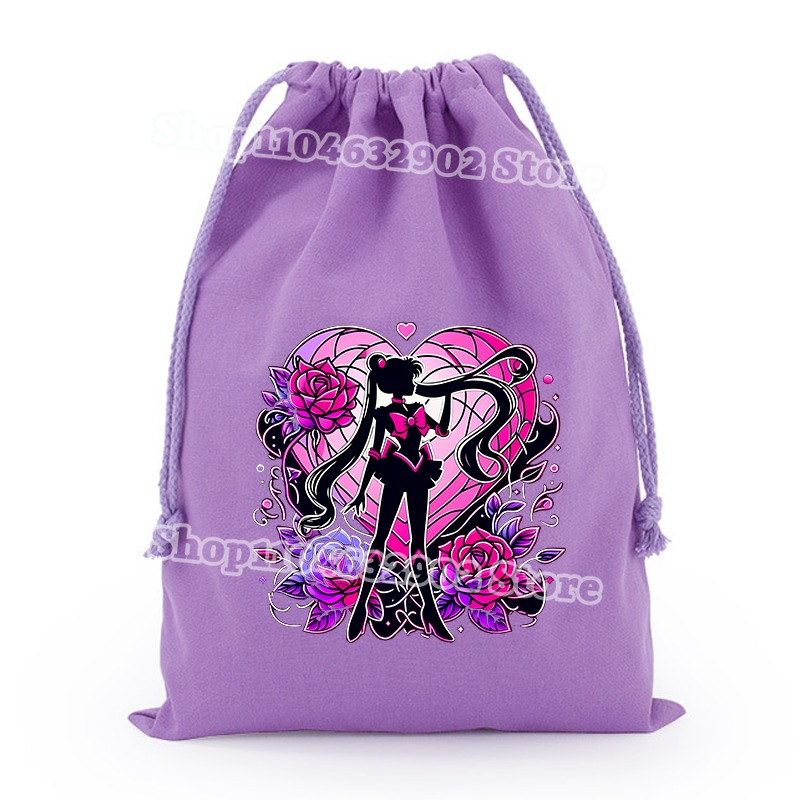 Sailor Moon Small Drawstring P - Party Favor Bag 리뷰 및 가격