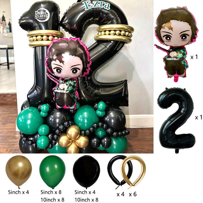 Premium Demon Slayer Theme Bal - Balloon Arch Kit 리뷰 및 가격