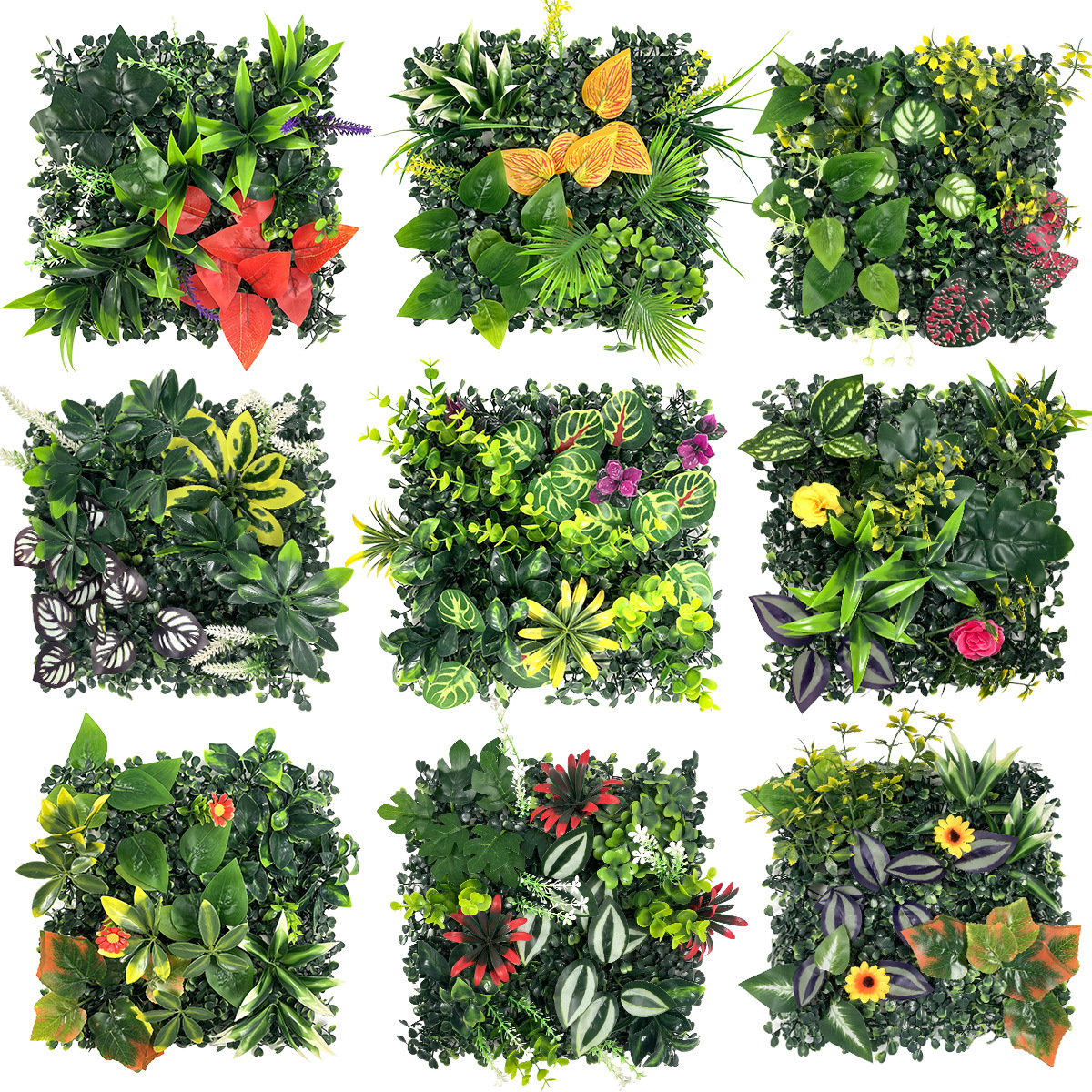 Artificial Plants Grass Wall P - Flower Wall Panel 리뷰 및 가격