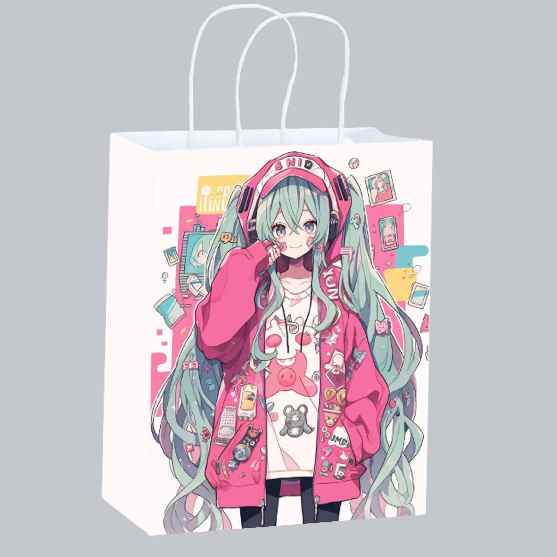 Cute Anime Hatsune Miku Paper  - Party Favor Bag 리뷰 및 가격