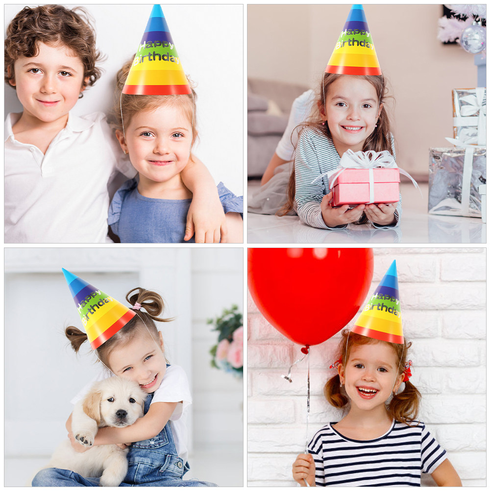 36Pcs Birthday Hats Colorful P - Party Hat Cone 리뷰 및 가격