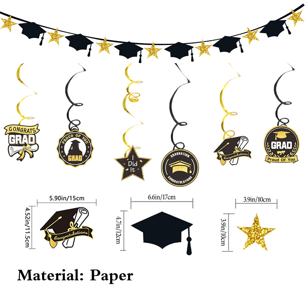 Graduation Party Decoration Se - Party Banner Gold 리뷰 및 가격