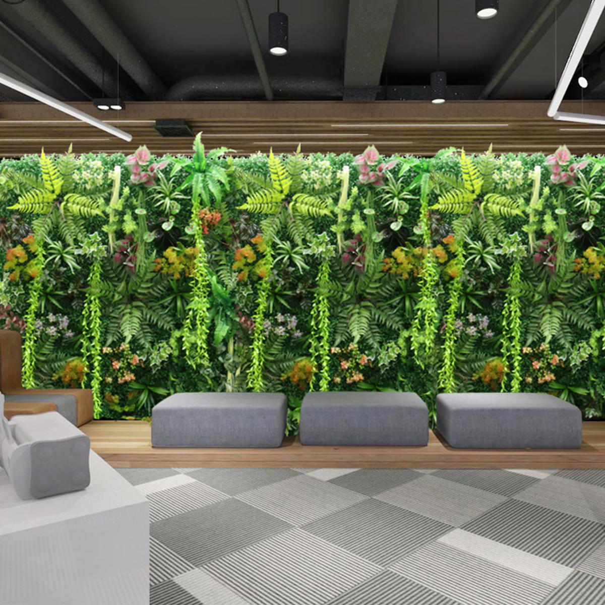 Artificial Plant Wall Plastic  - Flower Wall Panel 리뷰 및 가격