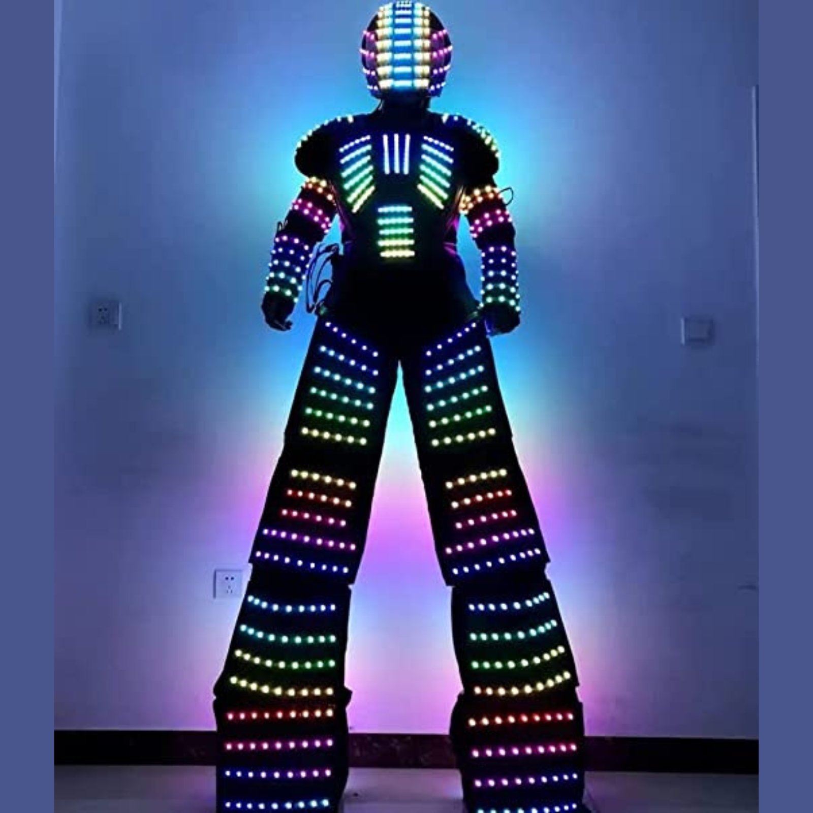Adult LED Robot Costume Lumino - Event Party Dj 리뷰 및 가격