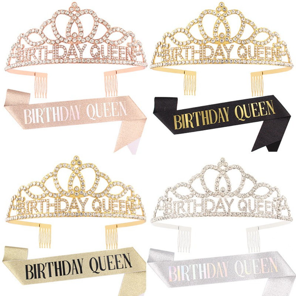 Rose Gold Glitter Birthday Que - Birthday Sash Glitter 리뷰 및 가격