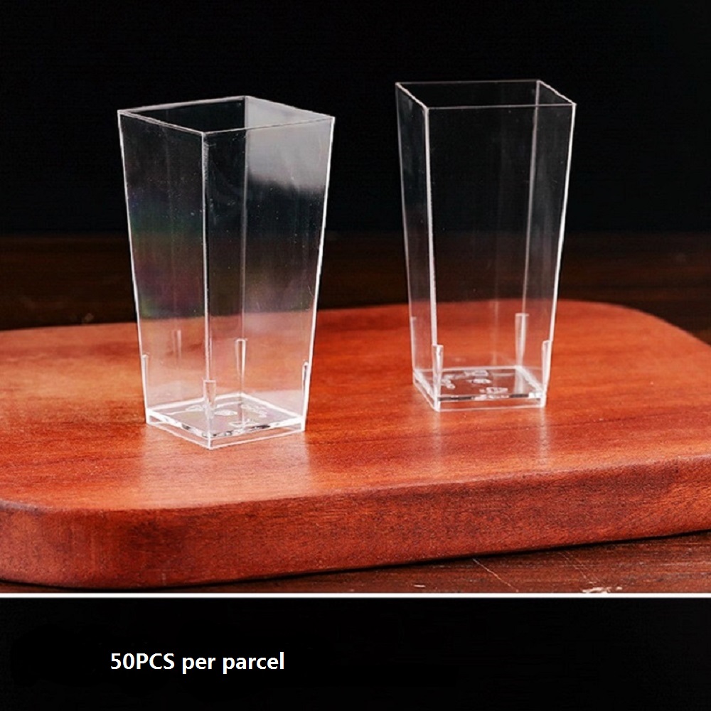 25/50/100 Pack 5oz Mini Desser - Plastic Cup 50Pcs 리뷰 및 가격