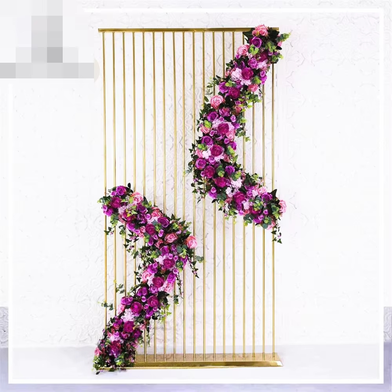 Shiny Gold Metal Frame Flower  - Dessert Table Backdrop 리뷰 및 가격
