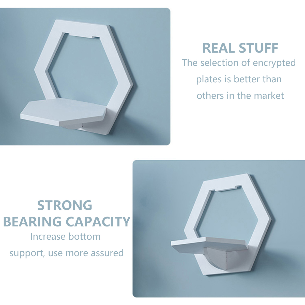 3Pcs Wall Organizer Wall Shelf - Flower Wall Panel 리뷰 및 가격