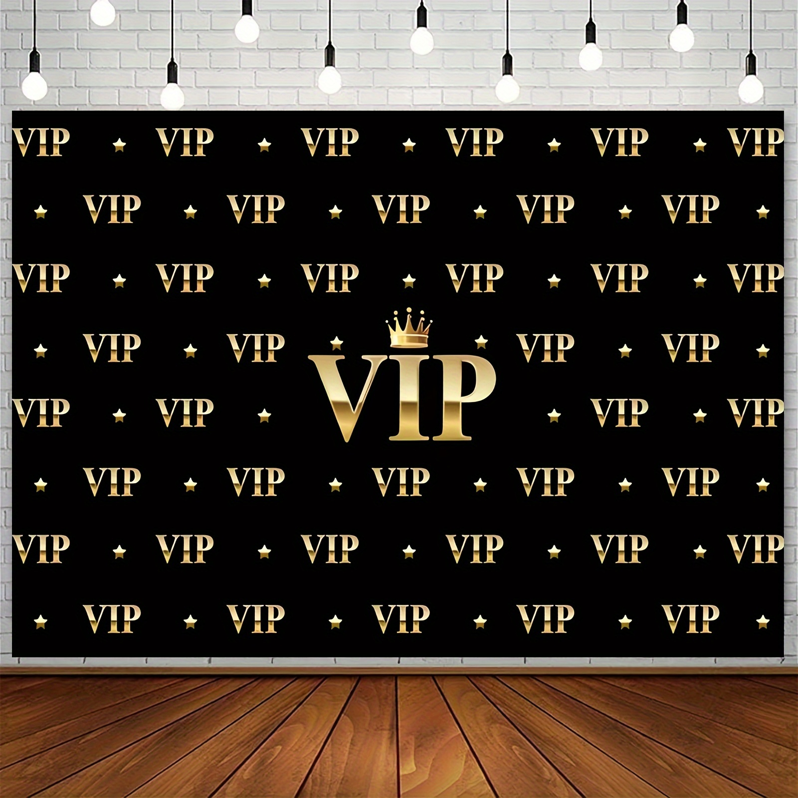 VIP Royal Crown Black Gold Tap - Party Banner Gold 리뷰 및 가격