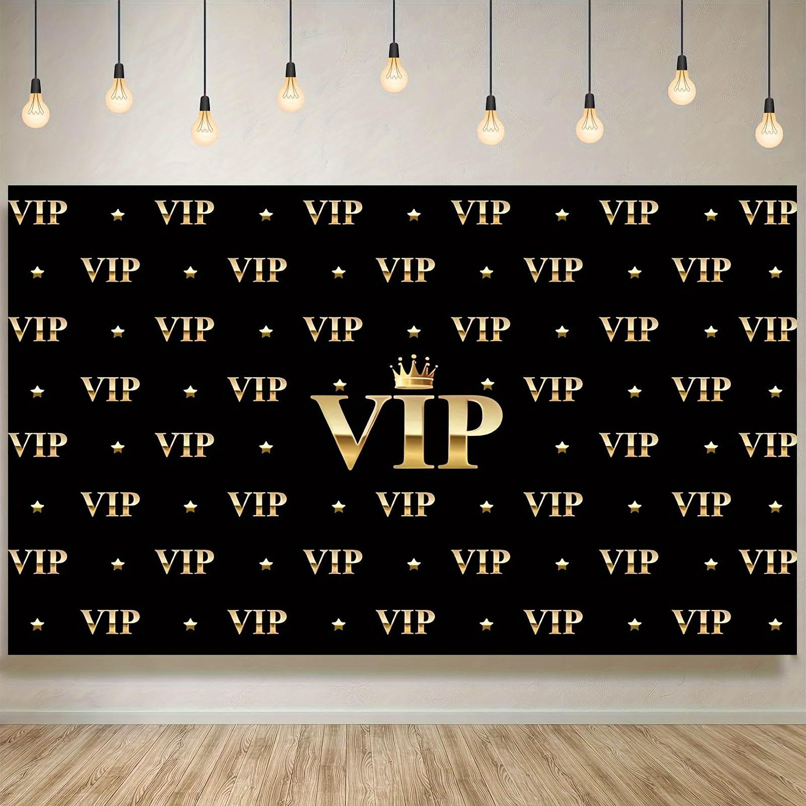 VIP Royal Crown Black Gold Tap - Party Banner Gold 리뷰 및 가격