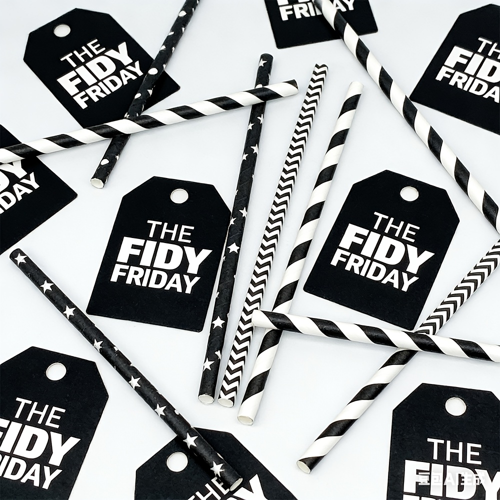 100pcs of disposable black mix - Paper Straw Color 리뷰 및 가격
