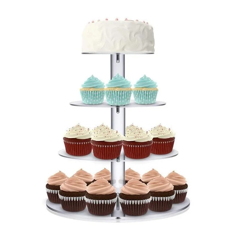 Clear Acrylic 3-5 Tier Cupcake - Cupcake Stand Tier 리뷰 및 가격