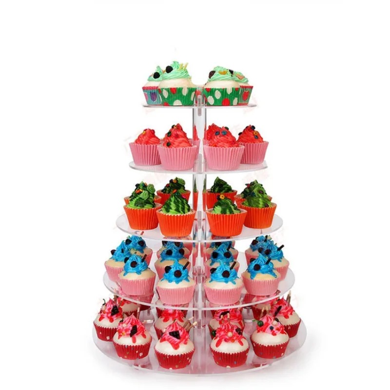 Clear Acrylic 3-5 Tier Cupcake - Cupcake Stand Tier 리뷰 및 가격