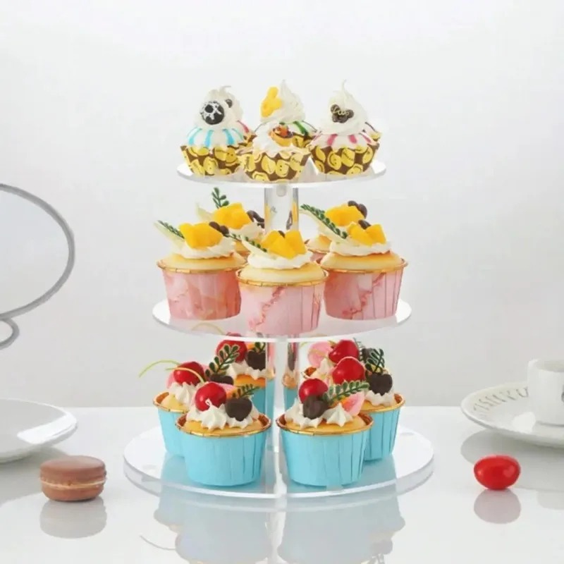 Clear Acrylic 3-5 Tier Cupcake - Cupcake Stand Tier 리뷰 및 가격