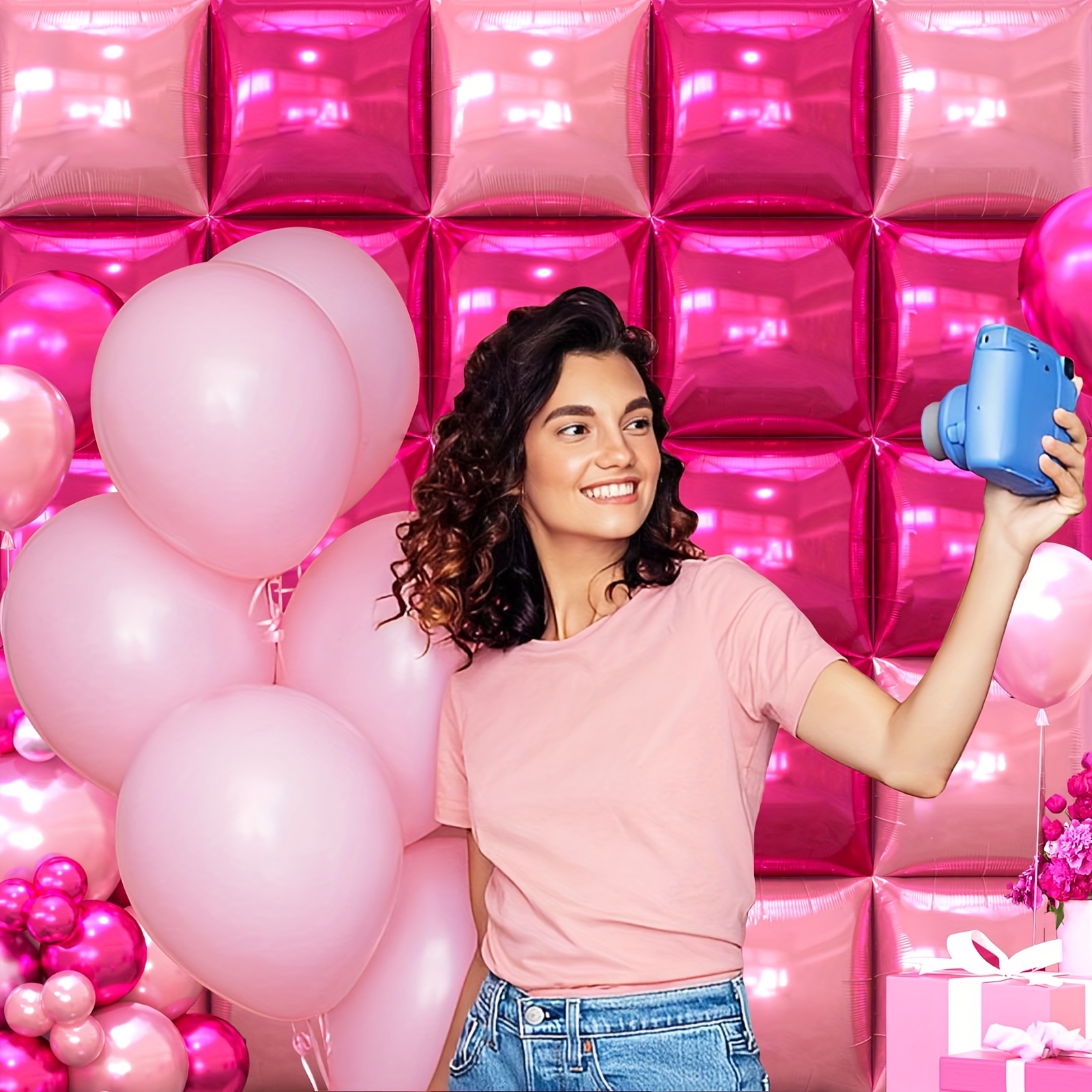 25pcs Magenta Pink Square Foil - Balloon Arch Kit 리뷰 및 가격