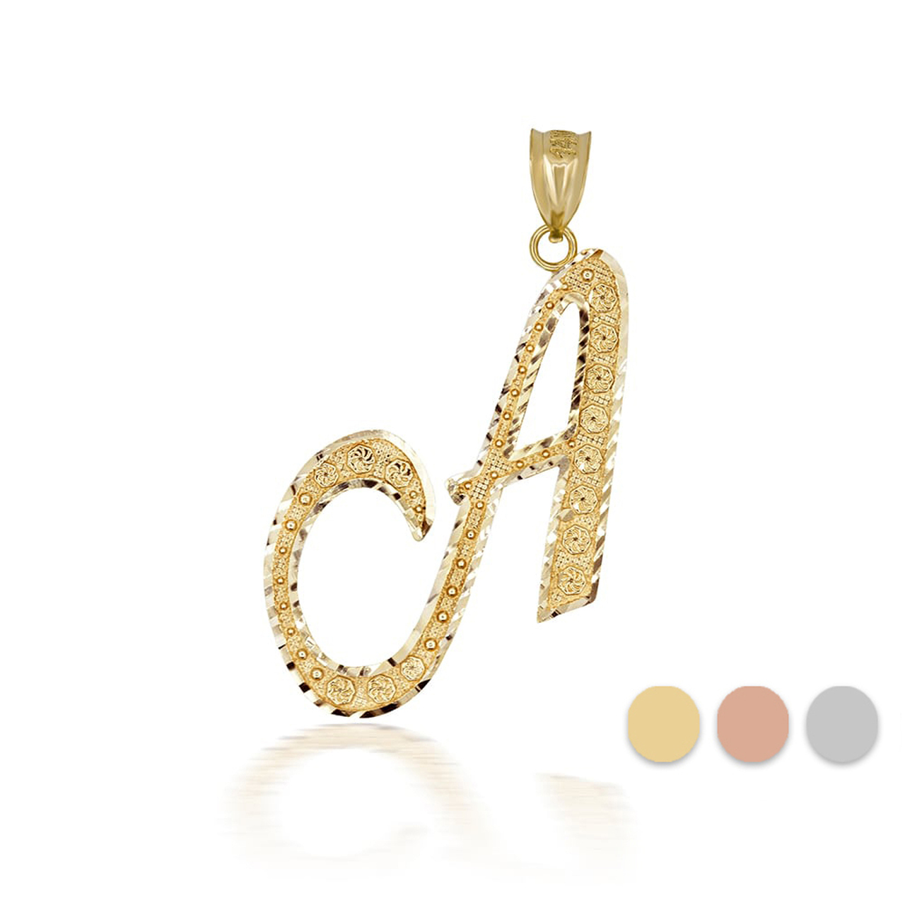 Gold Cursive Initial Letter “A - Event Z 리뷰 및 가격