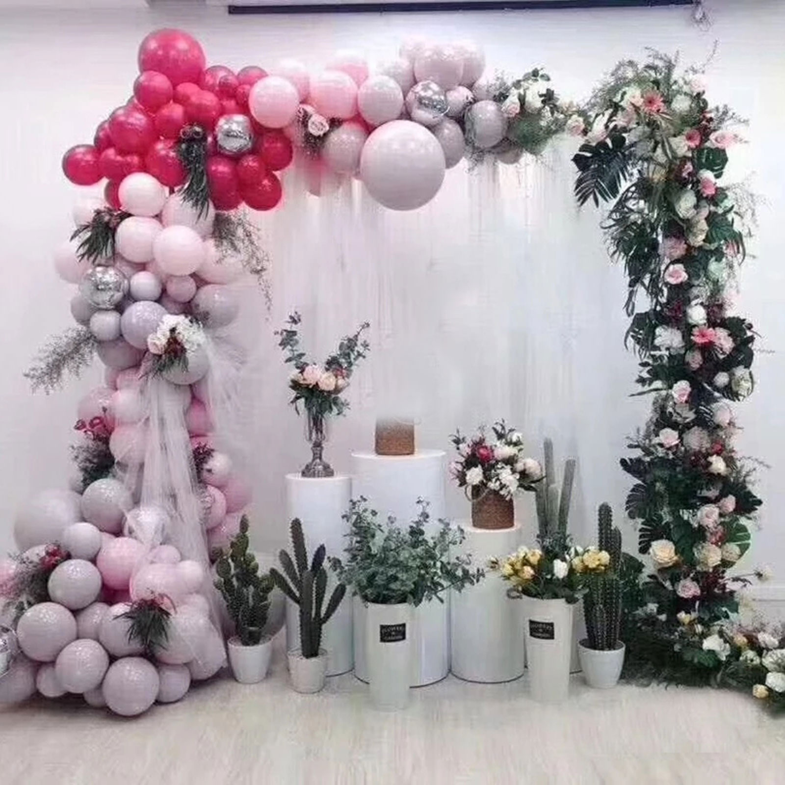 2.1x2m / 79x83inch Gold Weddin - Balloon Arch Kit 리뷰 및 가격