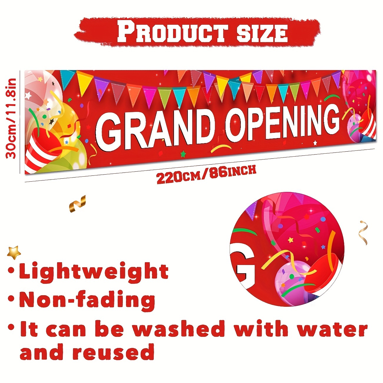 Grand Opening Banner New Store - Party Event Supply Store 리뷰 및 가격
