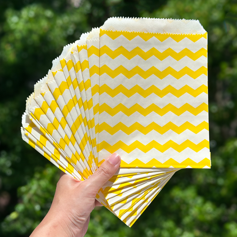 25pcs Royal Blue Striped Kraft - Event & Party Supply 리뷰 및 가격