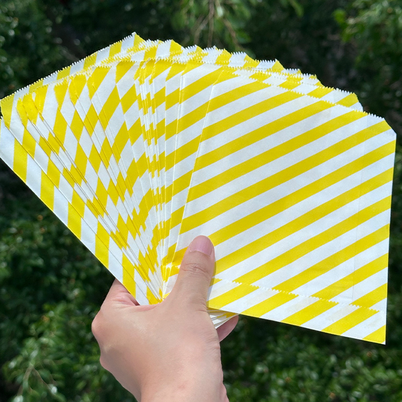 25pcs Royal Blue Striped Kraft - Event & Party Supply 리뷰 및 가격