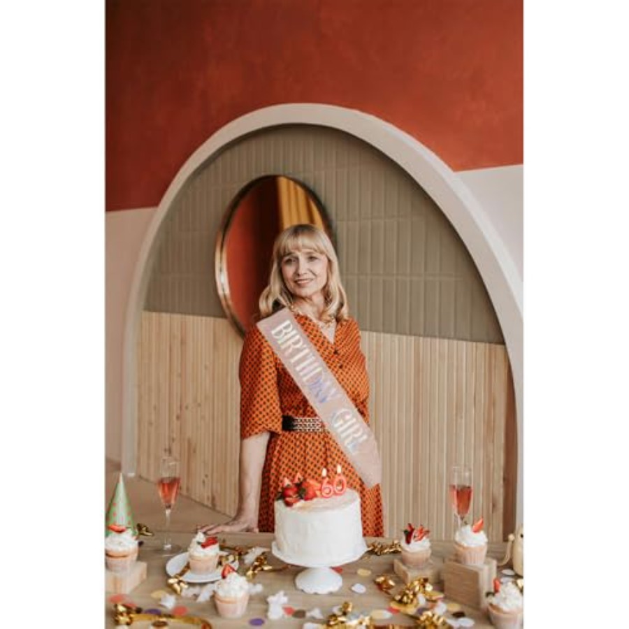 Birthday Girl Sash for Women B - Birthday Sash Glitter 리뷰 및 가격