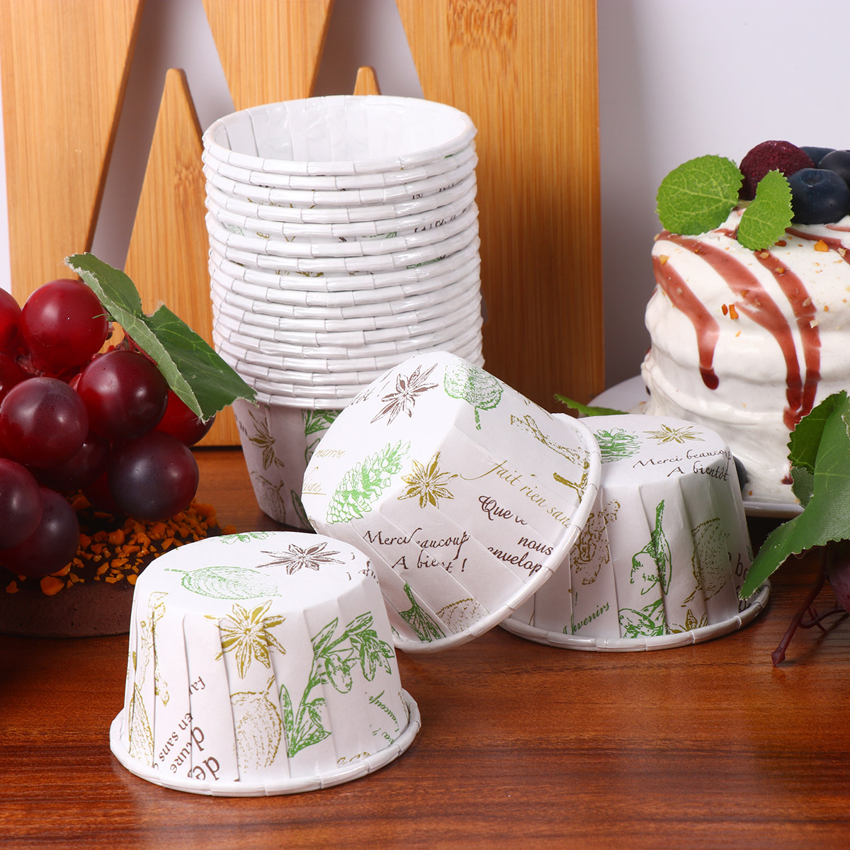 50Pcs Premium Cake Mold Paper  - Plastic Cup 50Pcs 리뷰 및 가격