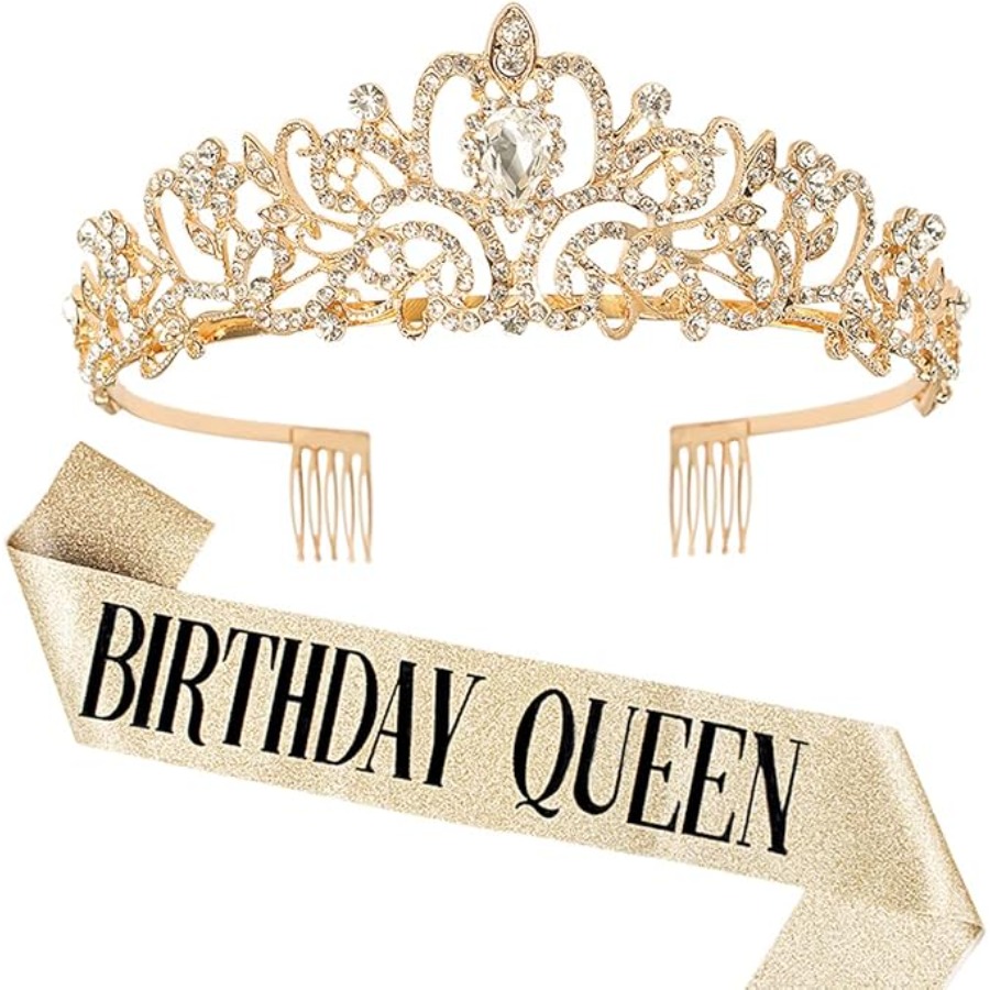 Birthday Queen Sash & Rhinesto - Birthday Sash Glitter 리뷰 및 가격
