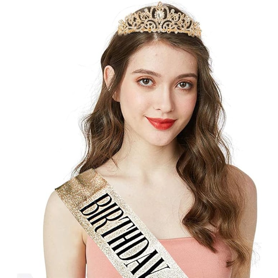 Birthday Queen Sash & Rhinesto - Birthday Sash Glitter 리뷰 및 가격