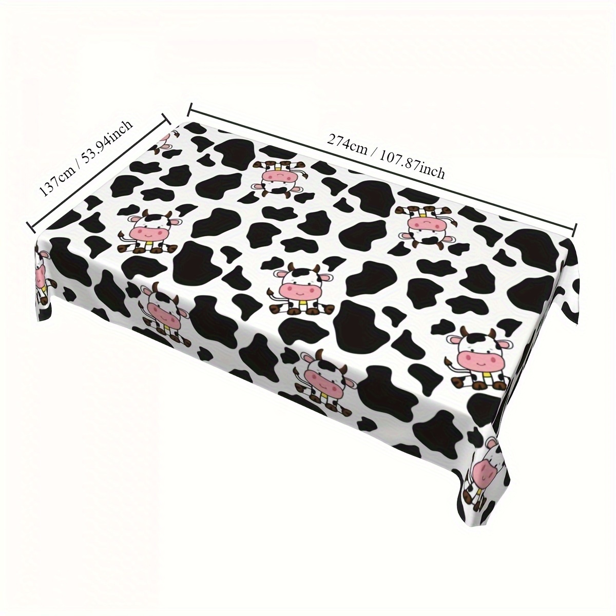 1pc Cow Farm Animal Theme Picn - Table Cloth Disposable 리뷰 및 가격
