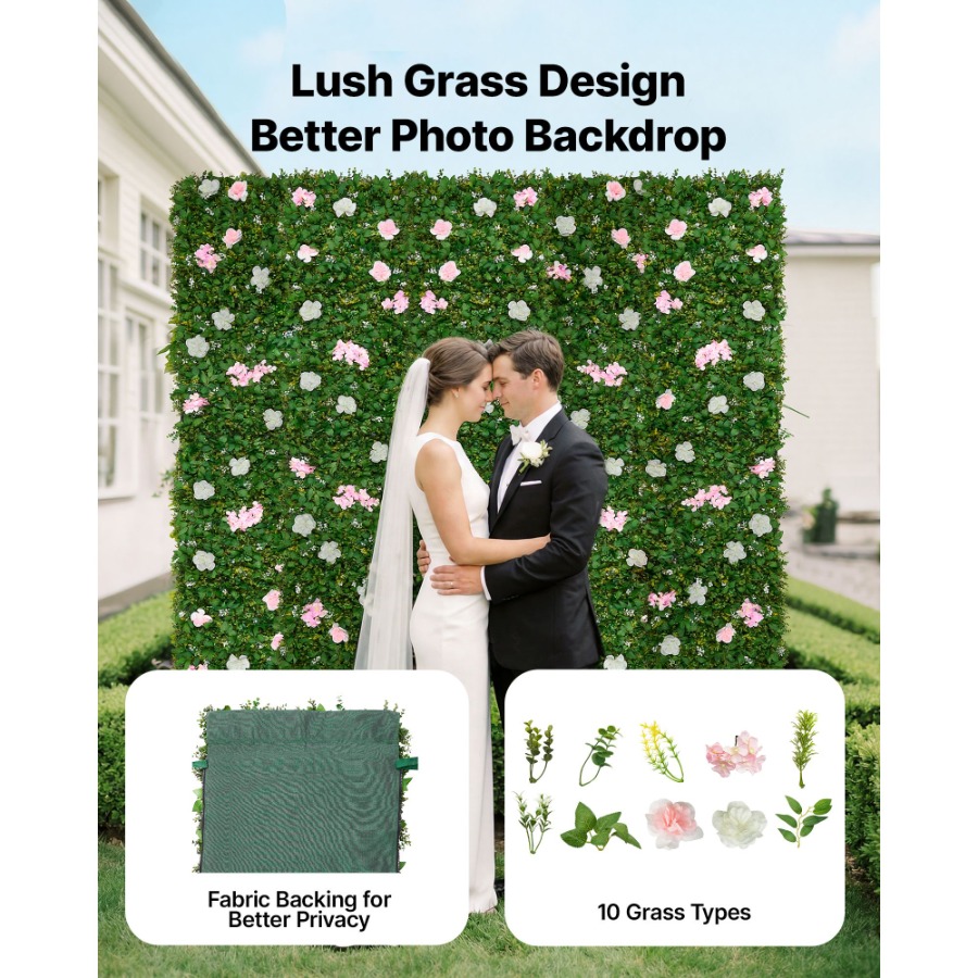 Wedding event backdrop: 3D sil - Flower Wall Panel 리뷰 및 가격