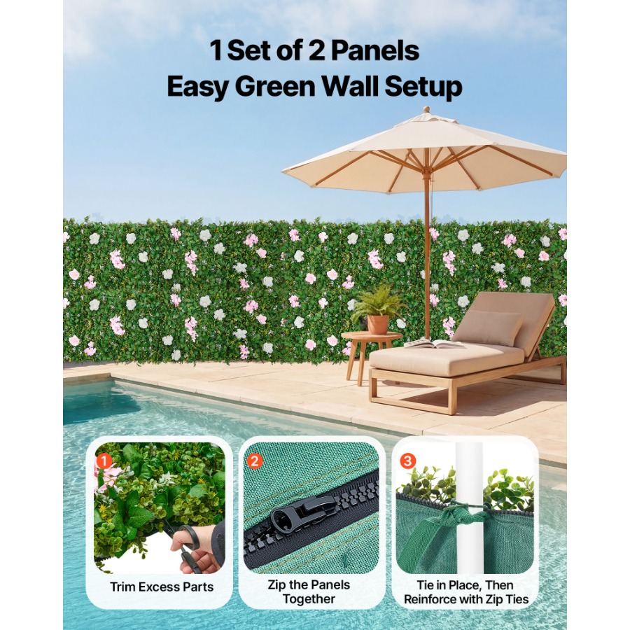 Wedding event backdrop: 3D sil - Flower Wall Panel 리뷰 및 가격