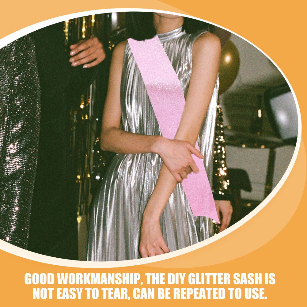3Pcs Blank Glitter Shoulder Sa - Birthday Sash Glitter 리뷰 및 가격