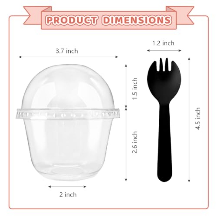 100Pcs Plastic Dessert Cups, 5 - Plastic Cup 50Pcs 리뷰 및 가격