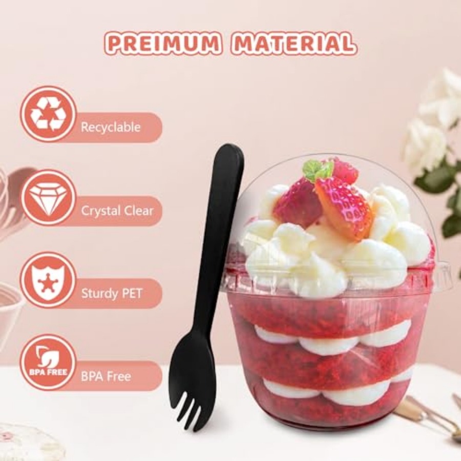 100Pcs Plastic Dessert Cups, 5 - Plastic Cup 50Pcs 리뷰 및 가격