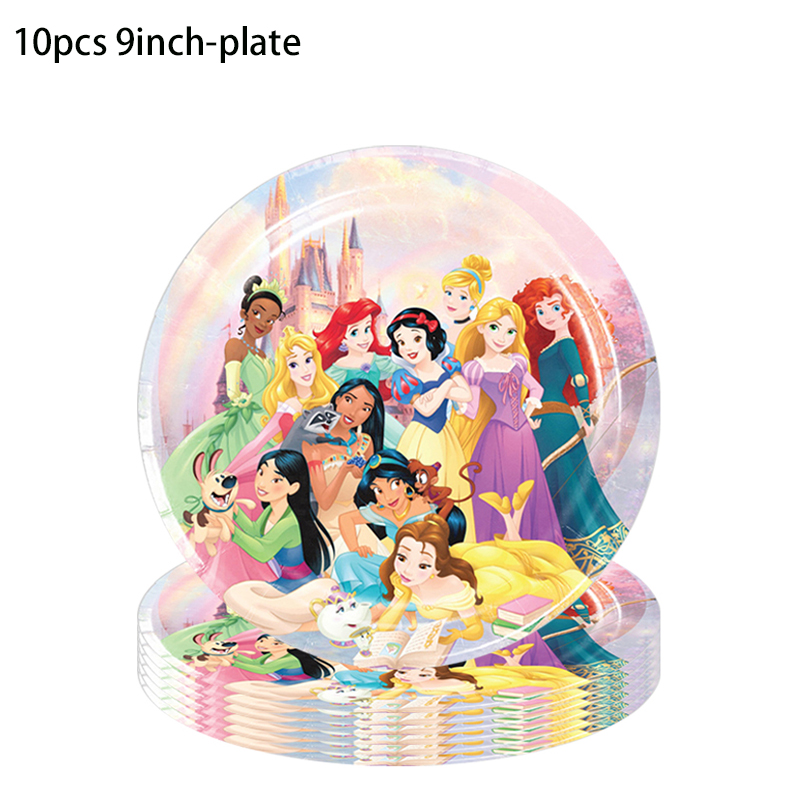Princess Birthday Party Pink P - Table Cloth Disposable 리뷰 및 가격