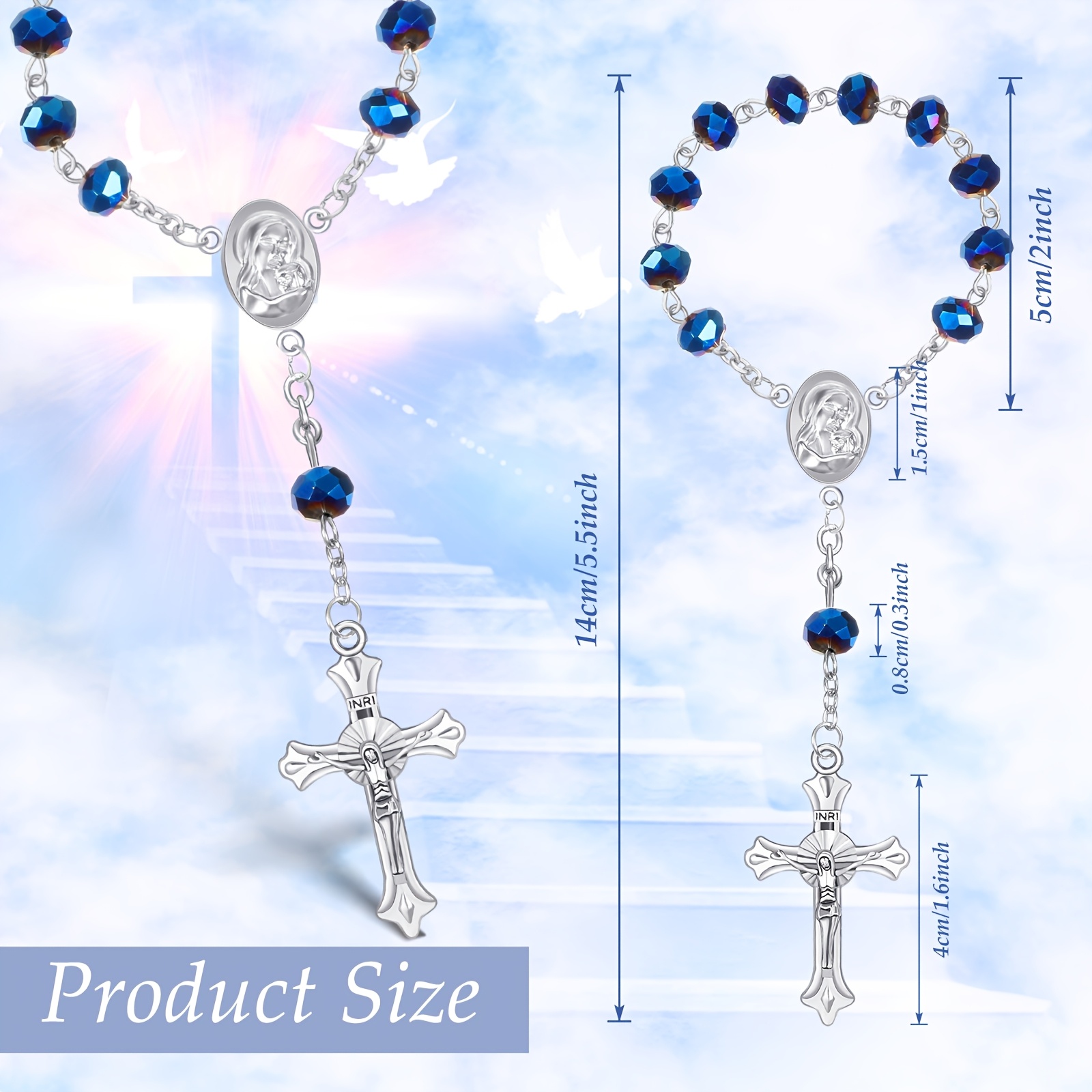 50 Sets Baptism Favors Rosary  - Party Favor Bag 리뷰 및 가격