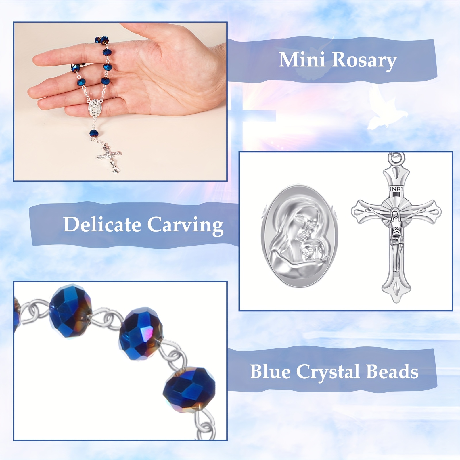 50 Sets Baptism Favors Rosary  - Party Favor Bag 리뷰 및 가격