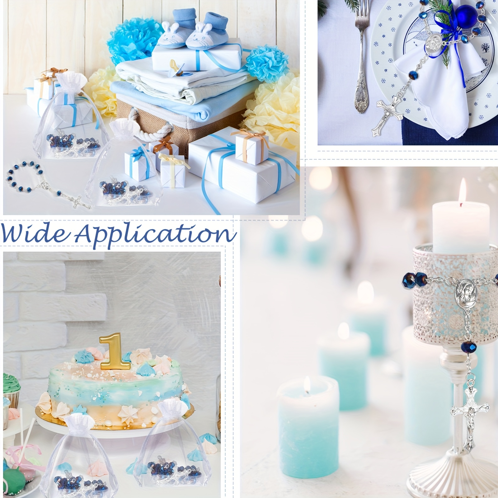 50 Sets Baptism Favors Rosary  - Party Favor Bag 리뷰 및 가격