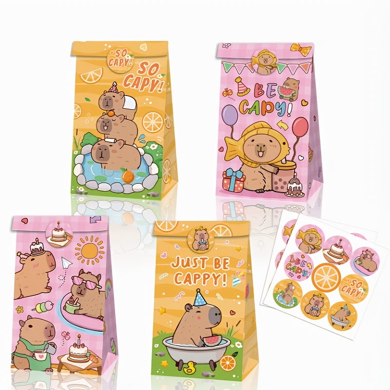 12/24/48pcs Capybara Candy Bag - Event Party Box 리뷰 및 가격